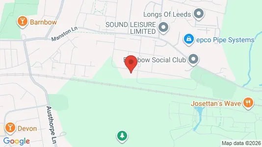 Apartments for rent i Leeds - West Yorkshire - kort over placeringen