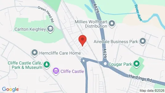 Apartments for rent i Keighley - West Yorkshire - kort over placeringen