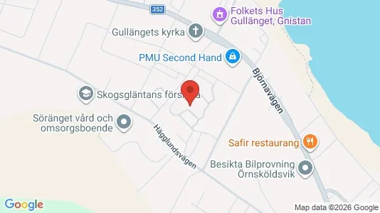 Apartments for rent i Örnsköldsvik - kort over placeringen