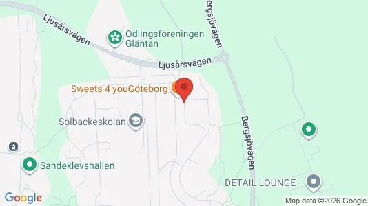Apartments for rent i Gothenburg East - kort over placeringen