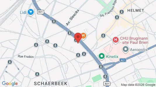 Apartments for rent i Brussels Schaarbeek - kort over placeringen