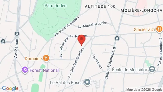Apartments for rent i Brussels Vorst - kort over placeringen