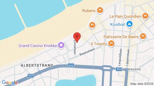 Apartments for rent i Knokke-Heist - kort over placeringen