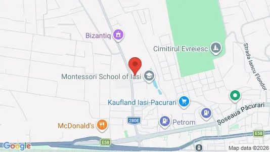 Apartments for rent i Valea Lupului - kort over placeringen