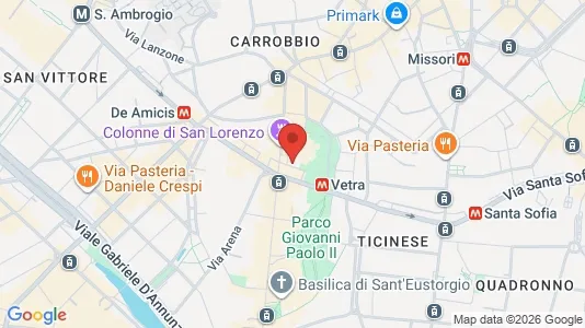 Apartments for rent i Milano Zona 1 - Centro storico - kort over placeringen