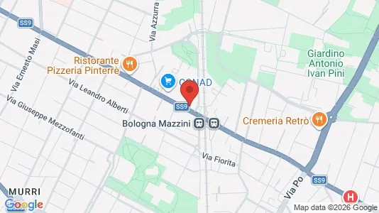 Rooms for rent i Bologna - kort over placeringen