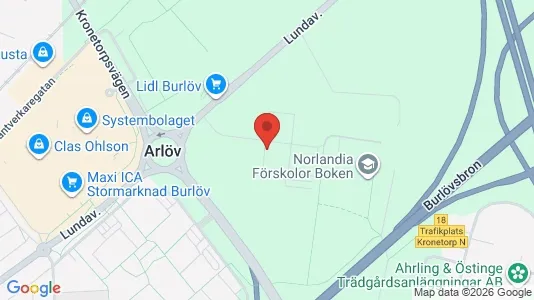 Apartments for rent i Burlöv - kort over placeringen