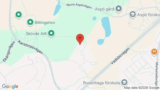 Apartments for rent i Skövde - kort over placeringen