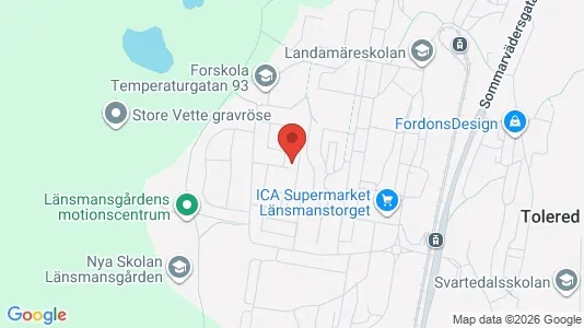 Rooms for rent i Västra hisingen - kort over placeringen