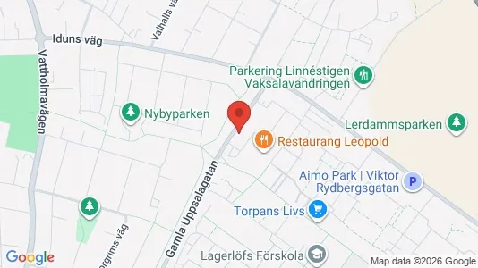 Apartments for rent i Uppsala - kort over placeringen