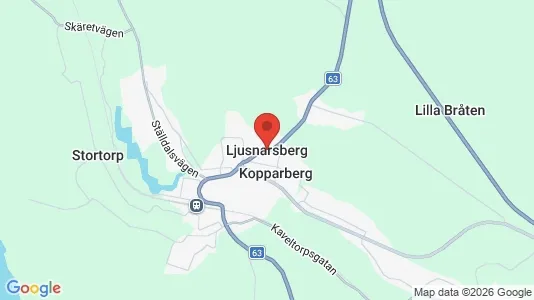 Apartments for rent i Ljusnarsberg - kort over placeringen