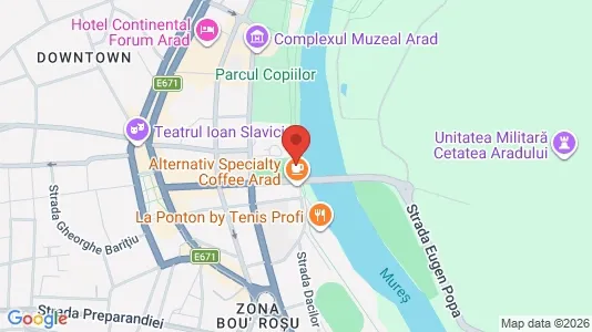 Apartments for rent i Arad - kort over placeringen