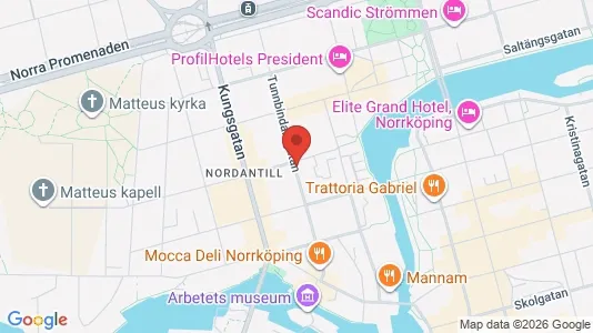 Apartments for rent i Norrköping - kort over placeringen