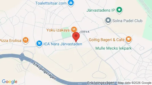 Apartments for rent i Solna - kort over placeringen