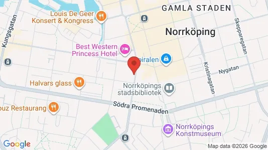 Apartments for rent i Norrköping - kort over placeringen