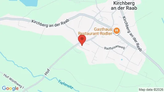 Apartments for rent i Kirchberg an der Raab - kort over placeringen