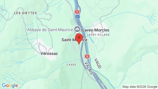 Apartments for rent i Saint-Maurice - kort over placeringen