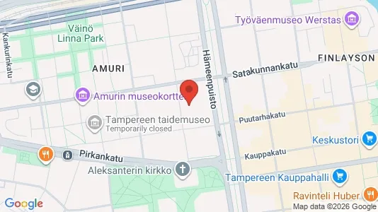 Apartments for rent i Tampere Keskinen - kort over placeringen