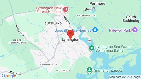 Apartments for rent i Lymington - Hampshire - kort over placeringen