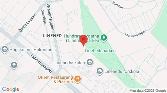 Apartments for rent i Halmstad - kort over placeringen