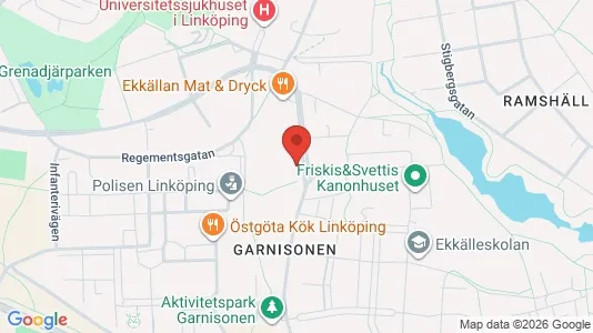 Apartments for rent i Linköping - kort over placeringen
