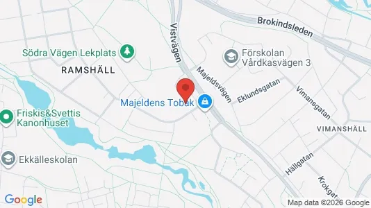 Apartments for rent i Linköping - kort over placeringen