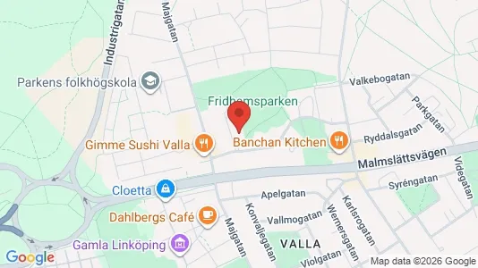 Apartments for rent i Linköping - kort over placeringen