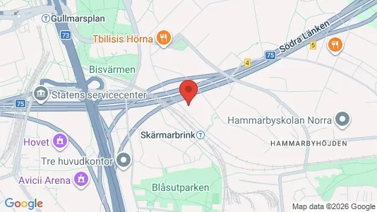 Apartments for rent i Stockholm South - kort over placeringen