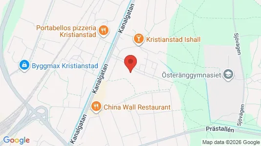 Apartments for rent i Kristianstad - kort over placeringen