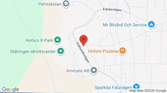 Apartments for rent i Hofors - kort over placeringen