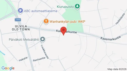 Apartments for rent i Ulvila - kort over placeringen