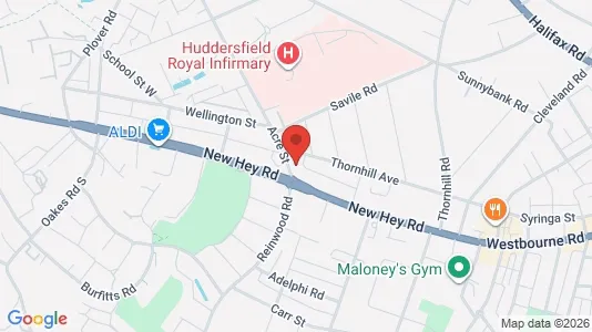Apartments for rent i Huddersfield - West Yorkshire - kort over placeringen