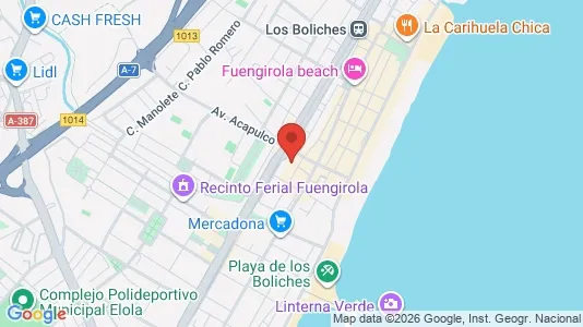 Apartments for rent i Fuengirola - kort over placeringen