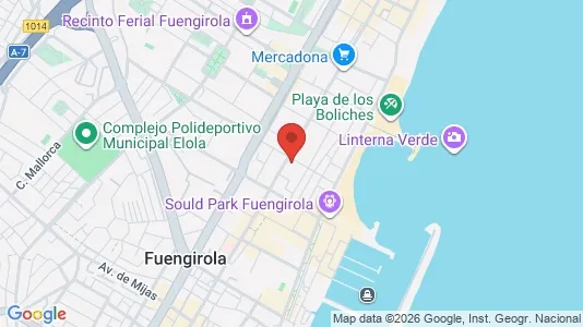 Apartments for rent i Fuengirola - kort over placeringen