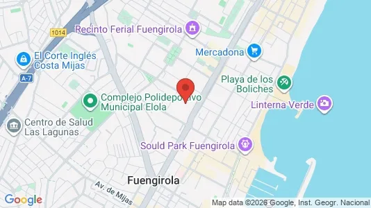 Apartments for rent i Fuengirola - kort over placeringen