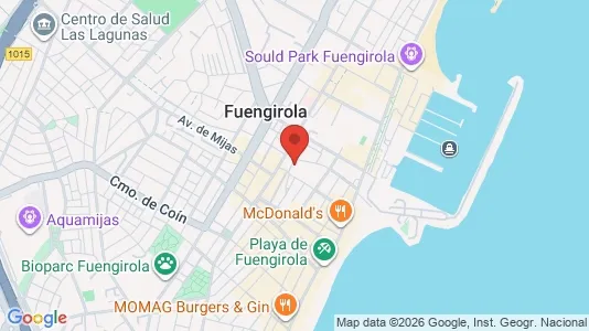 Apartments for rent i Fuengirola - kort over placeringen