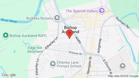 Apartments for rent i Bishop Auckland - County Durham - kort over placeringen