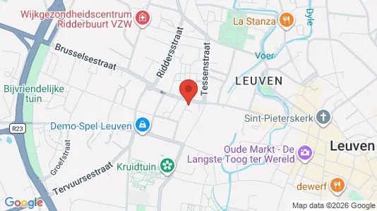 Apartments for rent i Leuven - kort over placeringen