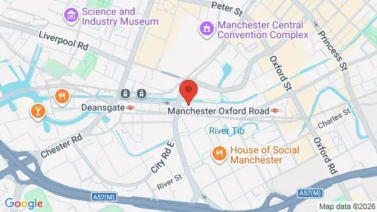 Apartments for rent i Manchester - Lancashire - kort over placeringen