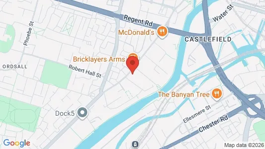Apartments for rent i Salford - Lancashire - kort over placeringen