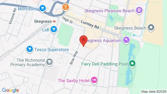 Apartments for rent i Skegness - Lincolnshire - kort over placeringen