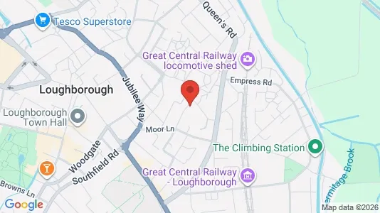 Apartments for rent i Loughborough - Leicestershire - kort over placeringen