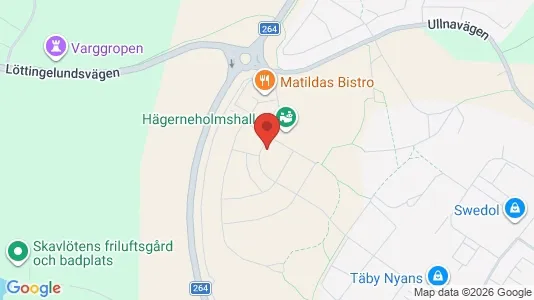 Apartments for rent i Täby - kort over placeringen