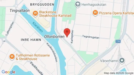 Apartments for rent i Karlstad - kort over placeringen