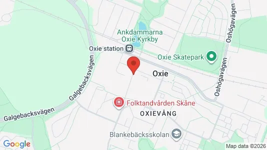 Apartments for rent i Oxie - kort over placeringen