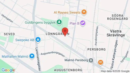 Apartments for rent i Malmö City - kort over placeringen