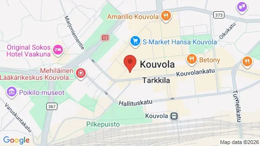 Apartments for rent i Kouvola - kort over placeringen