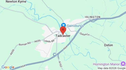 Houses for rent i Tadcaster - North Yorkshire - kort over placeringen