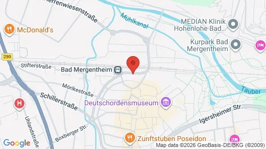 Apartments for rent i Main-Tauber-Kreis - kort over placeringen