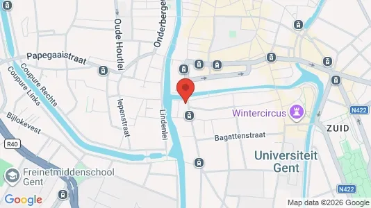 Apartments for rent i Stad Gent - kort over placeringen